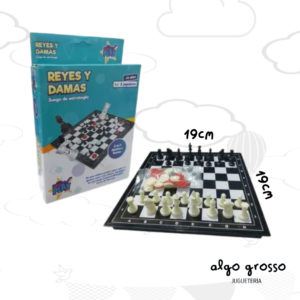 AJEDREZ  - REYES Y DAMAS JUEGO DE MESA art.IKGAME006
