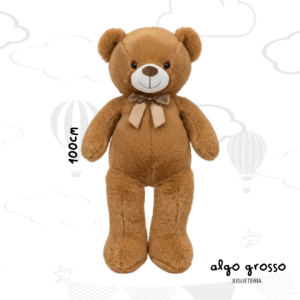 PELUCHE DE OSO CON MOÑO 100CM art.IKPLUSH001