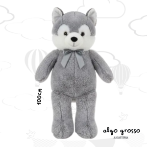 PELUCHE DE ZORRO CON MOÑO 100CM art.IKPLUSH003