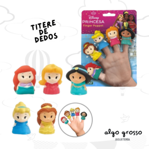 TITERES DE DEDO DISNEY PRINCESAS art.3002