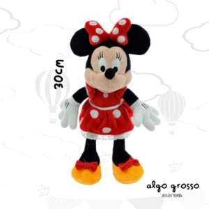 PELUCHE MINNIE DE 30CM VESTIDO ROJO art.MY004