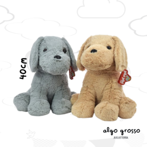 PELUCHE PERRO SENTADO DE 40CM art.4497