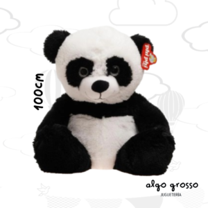 PELUCHE PANDA DE 100CM CON OJOS BRILLANTES art.6201