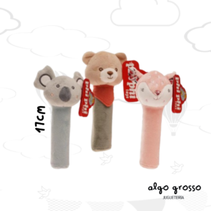 SONAJERO CHIFLE ANIMALITOS DE PELUCHE art.6304