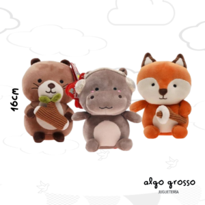 PELUCHE ANIMALES DE 16CM SPANDEX art.8279
