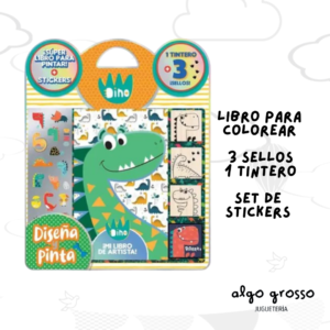 DINO DISEÑA Y PINTA BLISTER art.6490/M0D027