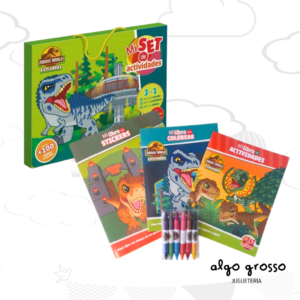 JURASSIC WORLD MI SET DE ACTIVIDADES 3EN1 art.6563