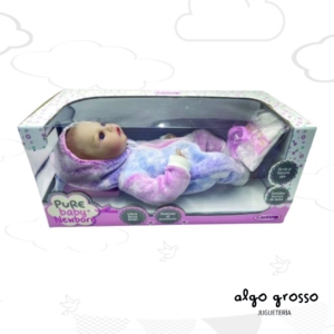 PURE BABY NEWBORN BEBE 40CM INTERACTIVO art.7247/24013BB