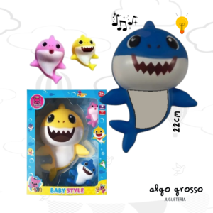 BABY SHARK STYLE CON SONIDO 3 FIGURAS art.6848/YA00178