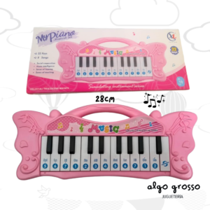 ORGANO MUSICAL A PILA PIANO MUSIC ROSA art.6622