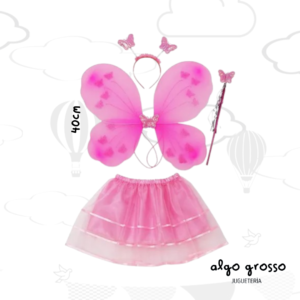 DISFRAZ HADA MAGICA CON TUTU ROSA art.982