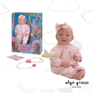 NEWBORN BEBOTE DE 35CM CON SET DE DOCTOR art.IKDIV133