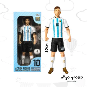 MESSI FIGURA ARTICULADA DE 20CM CON COPA + FUTBOL art.83712