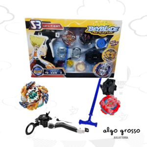 BEYBLADE SET DE 2 TROMPO CON LANZADOR art.857